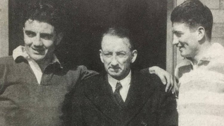 Photo Of The Day: Patsy Gallacher With His Sons On A Historic Day At T