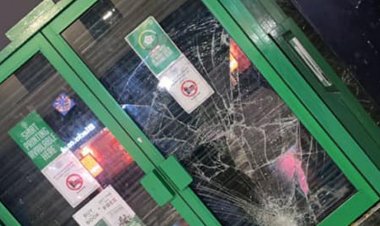 Celtic shop vandalised amid chaotic scenes in Glasgow following Rangers win