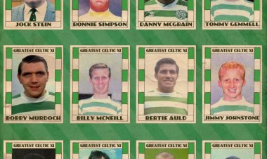 Photo: Greatest Celtic XI in Old Sticker Album Style. Should Scott Bro