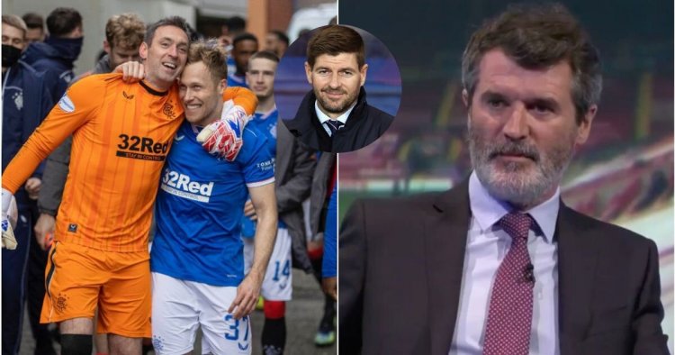 Celtic fans love Roy Keane's response when asked if he has any words of celebration for Rangers