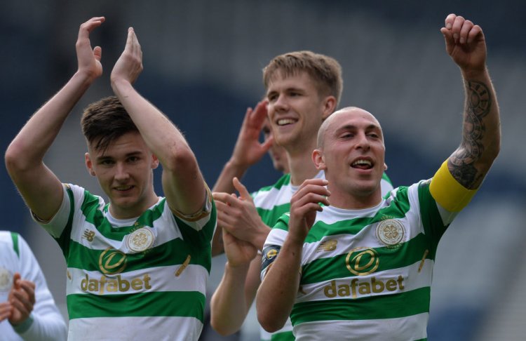 Kieran Tierney posts brilliant Scott Brown message on Instagram - 67 Hail Hail