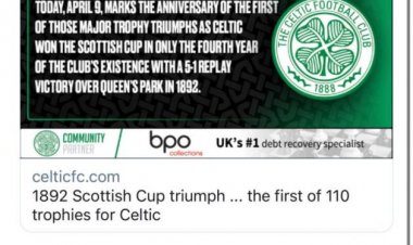 "It was an error and won't happen again," Celtic FC SLO