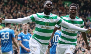 HIGH FIVES - AND IT’S CELTIC’S 49th FLAG