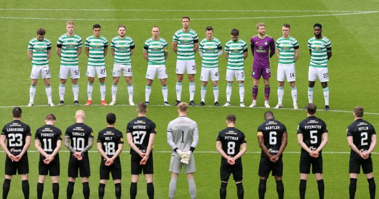 Fireworks set off outside Celtic stadium in two minute silence for Prince Philip
