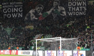 Green Brigade reveal new protest banner at Celtic Park for 5th consecutive day - 67 Hail Hail