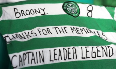 Former Celtic captain Scott Brown dons unfamiliar colours; Shay Logan reacts - 67 Hail Hail