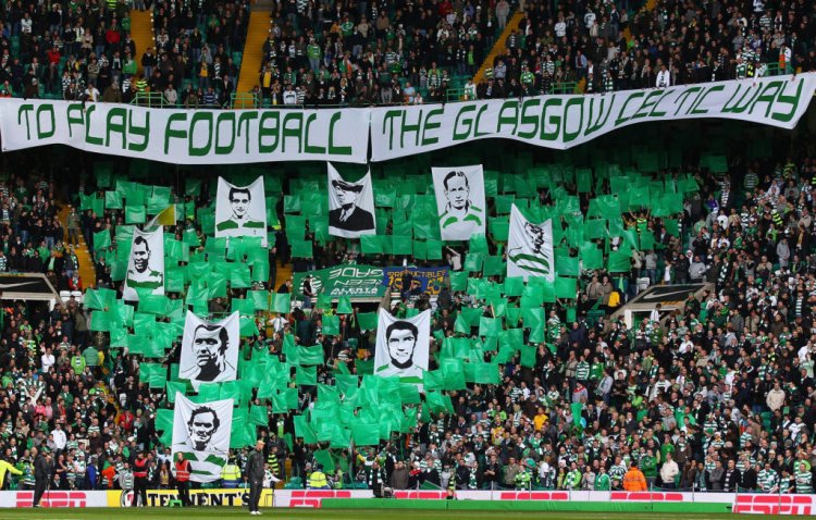 The Green Brigade unveil new protest banner at Celtic Park - 67 Hail Hail