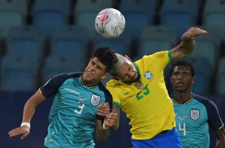 Celtic-linked Piero Hincapie shuts out Liverpool's Roberto Firmino as Ecuador stop Brazil - 67 Hail Hail