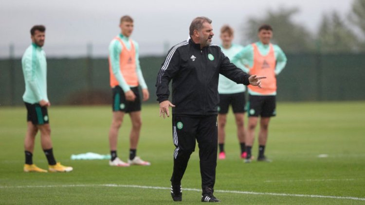 Ange Postecoglou mic'd up training session at Lennoxtown