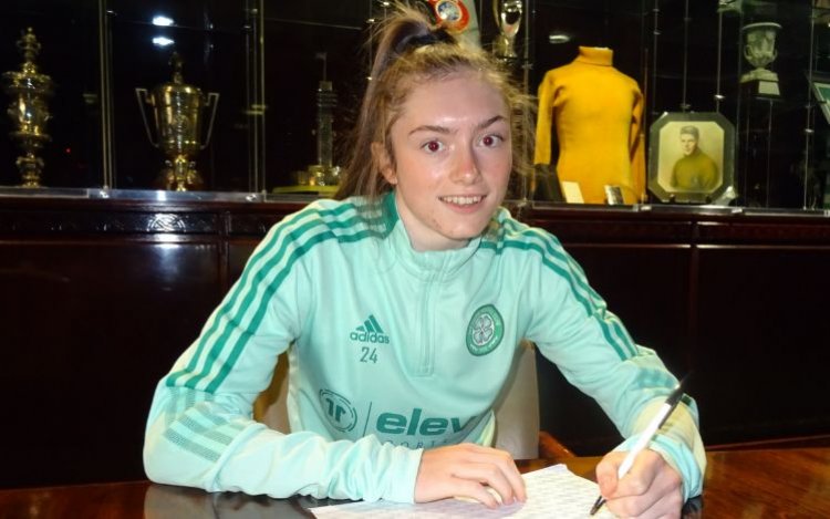 Celtic FC Women: Tegan Bowie rewarded with two-year professional contr