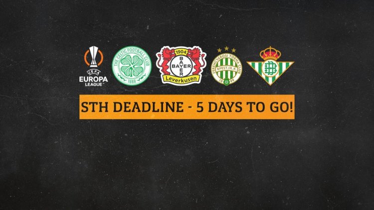 5 days to go! | STH buy online now with no booking fees!