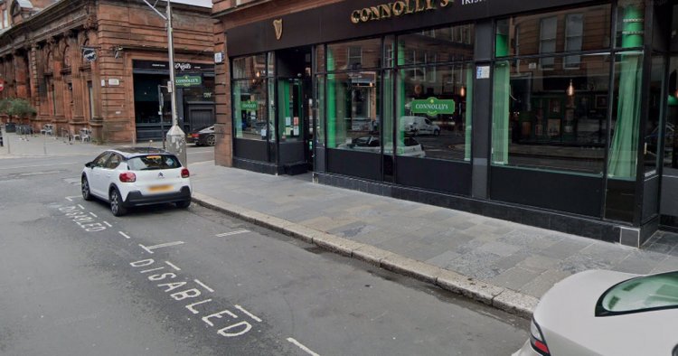 Man suffered serious injury as football fans ‘brawled’ outside Glasgow pub